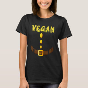 Funny Vegan Halloween Dwarf Costume Family Group M T-shirt