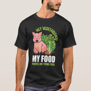 Funny Vegetarian Gezegde Veggie Plant T-shirt