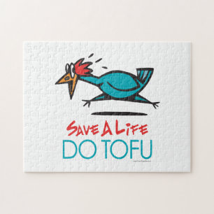 Funny Vegetarian Tofu Legpuzzel