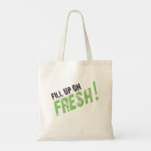 Funny Veggie Farmer's Tas dat herbruikbaar is voor (Achterkant)