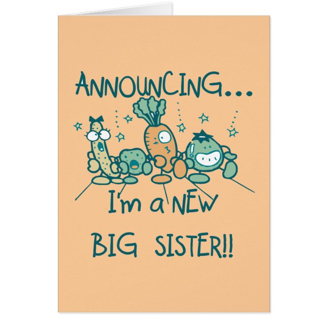Funny Veggies New Big Sister (Voorkant)
