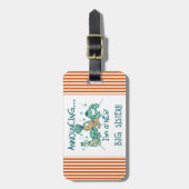 Funny Veggies New Big Sister Bagagelabel (Voorkant verticaal)