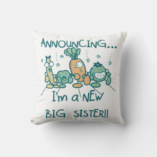 Funny Veggies New Big Sister Kussen