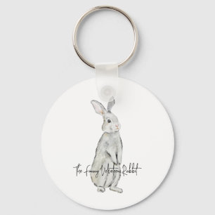 Funny velvetrabbit magnet sleutelhanger