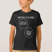 Funny Venn Diagram for No Pants Crowd T-shirt (Voorkant)