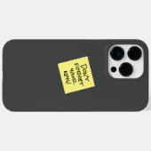 Funny Vergeet de herinnering aan de netelige opmer Case-Mate iPhone Case (Achterkant (horizontaal))