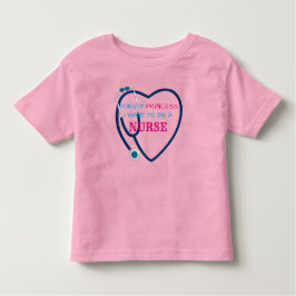 Funny "Vergeet prinses, ik wil een verpleegster wo Kinder Shirts