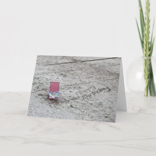 Funny verjaardagskaart kaart (Voorkant)