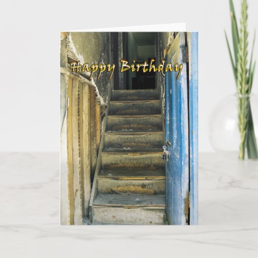 Funny verjaardagskaart kaart (Voorkant)