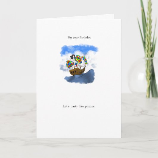 Funny verjaardagskaart kaart (Voorkant)