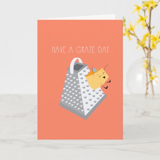 Funny verjaardagskaart kaart (Gele Bloem)