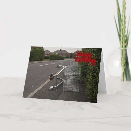 Funny verjaardagskaart kaart (Voorkant)