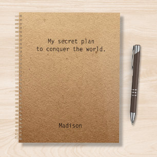 Funny Verover de wereld gepersonaliseerde Planner