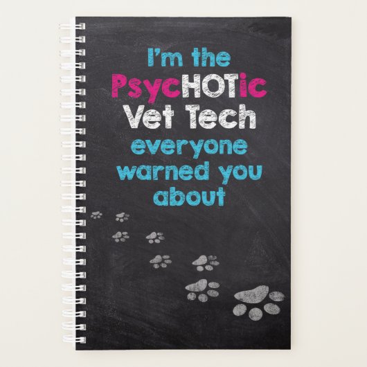 Funny Vet Tech Veterinary Dierenvriend Planner (Voorkant)