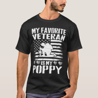 Funny Veterans Day 2024 Mijn favoriete veteraan is T-shirt