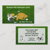 Funny Vétérinaire Carte de visite (Devant / Derrière)