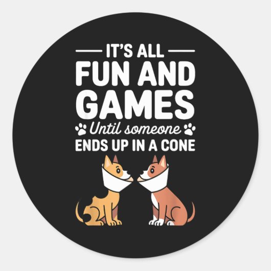 Funny Veterinarian Design For Men Women Vet Tech V Ronde Sticker (Voorkant)