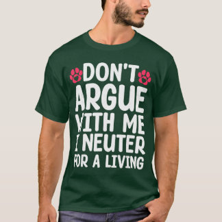 Funny Veterinarian Design for Men Women Vet Tech V T-shirt
