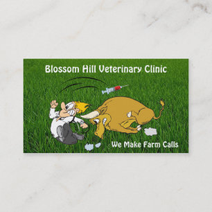 Funny Veterinary Visitekaartje