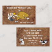 Funny Veterinary Visitekaartje (Voorkant / Achterkant)