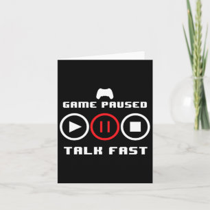 Funny Video Game Design For Men Women Video Gaming Kaart