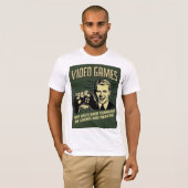 Funny Video Game Gezegde T-shirt (Voorkant volledig)