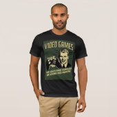 Funny Video Game Gezegde T-shirt (Voorkant volledig)