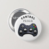 Funny Video Gamer Gift Ronde Button 5,7 Cm (Voorkant /achterkant)