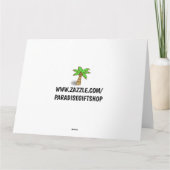 FUNNY VIEUX GARS POOP CARTE DE SALUT D'ANNIVERSAIR (Dos)