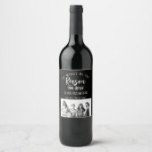 Funny Vin Étiquette photo la raison pour laquelle (Devant)