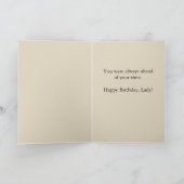 Funny Vintage 1950 Cougar carte d'anniversaire (Intérieur)