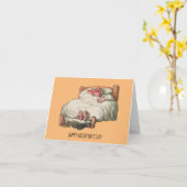 Funny Vintage Bonne Valentines Carte Jour (Fleur jaune)