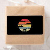 Funny Vintage Goat Gift Etiket (Insitu)