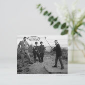 Funny Vintage Golf Carte postale (Debout devant)