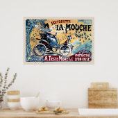 Funny Vintage Poster de la voiture Copier Voituret (Cuisine)