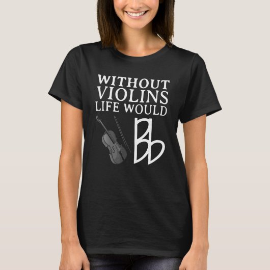 Funny Violin Player for Men Viola Fiddler ee T-shirt (Voorkant)