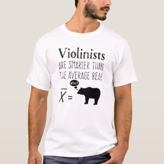 Funny Violin T-shirt - Gemiddeld Beer