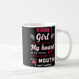 Funny Virgo Meisje Quote Met Sterrenbeeld Verjaard Koffiemok