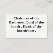 Funny visitekaartjes (Voorkant)