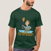 Funny Vissen Afishinado T-shirt (Voorkant)
