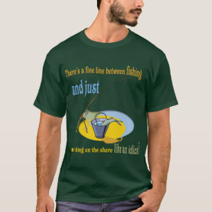 Funny Vissen Idiot T-shirt