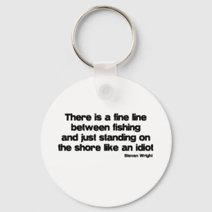 Funny Vissen quote Sleutelhanger