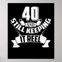 Funny Vist 40th Birthday Gift Fisherman 40 Year