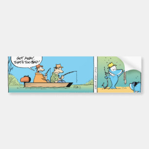 Funny Vist Cartoon Bumpersticker