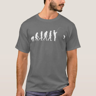 Funny Vist Evolution of a Fisherman T-shirt