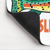 Funny Vist Gezegde Muismat (Hoek)