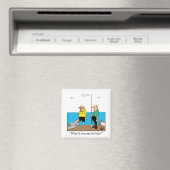 Funny Vist Humor Magnet Magneet (Insitu (Vaatwasser))