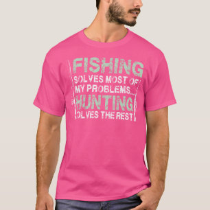 Funny Vist jacht voor mannen jagers en vissers T-shirt