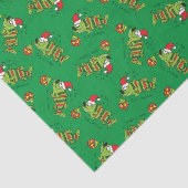 Funny Vist kerstmis Cartoon Tissuepapier (Detail)