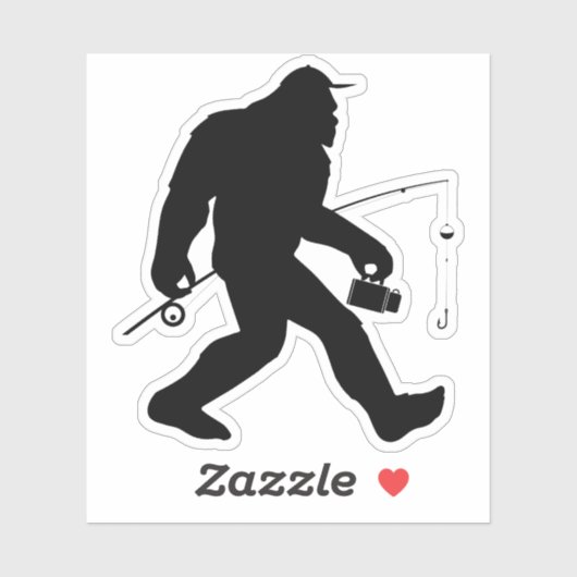 Funny Vist Sasquatch Sticker Decal (Vel)
